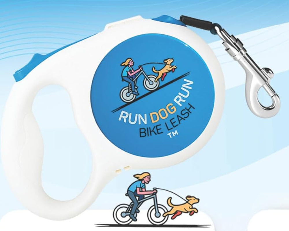 Handlebar Dog Bike Leash, 16 Ft Retractable Dog Leash for Cycling or Walking